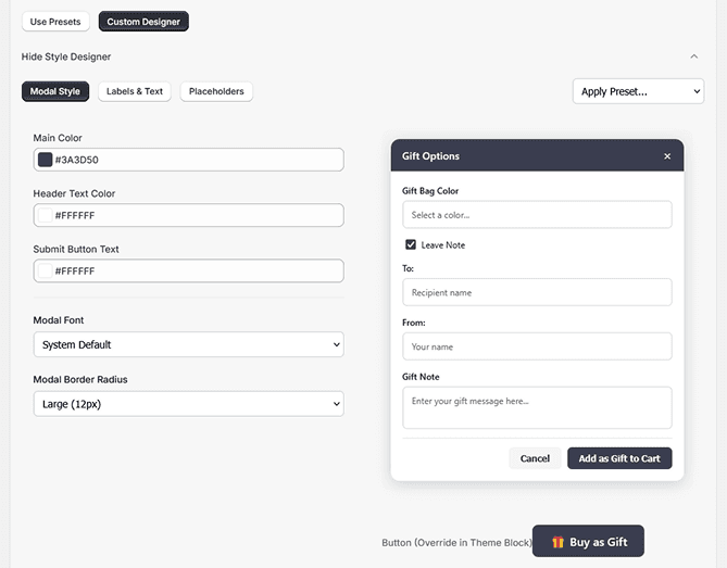Gift App Preview