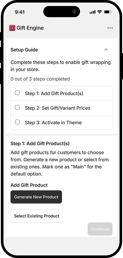 Gift App Preview