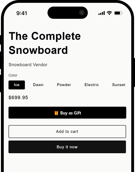 Gift App Preview